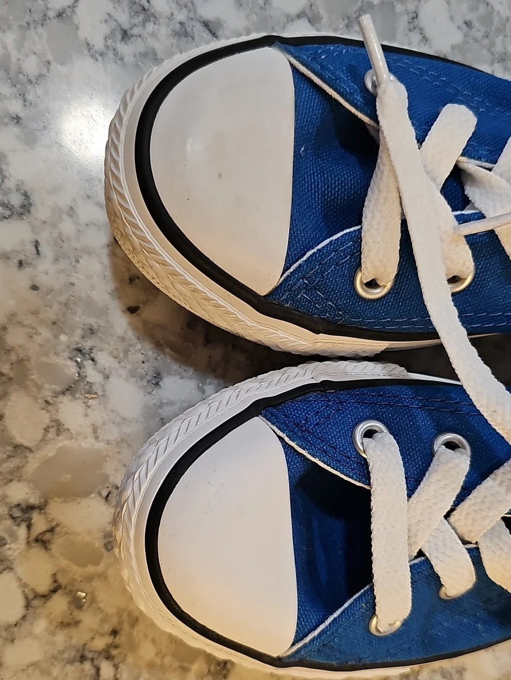 NWOT - CONVERSE KIDS BLUE ALL STAR LOW TOP SNEAKERS SHOES, Size 12, no box